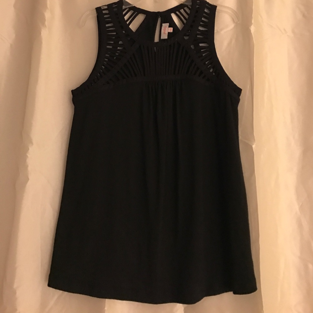 Pixley black cut out top from stitchfix