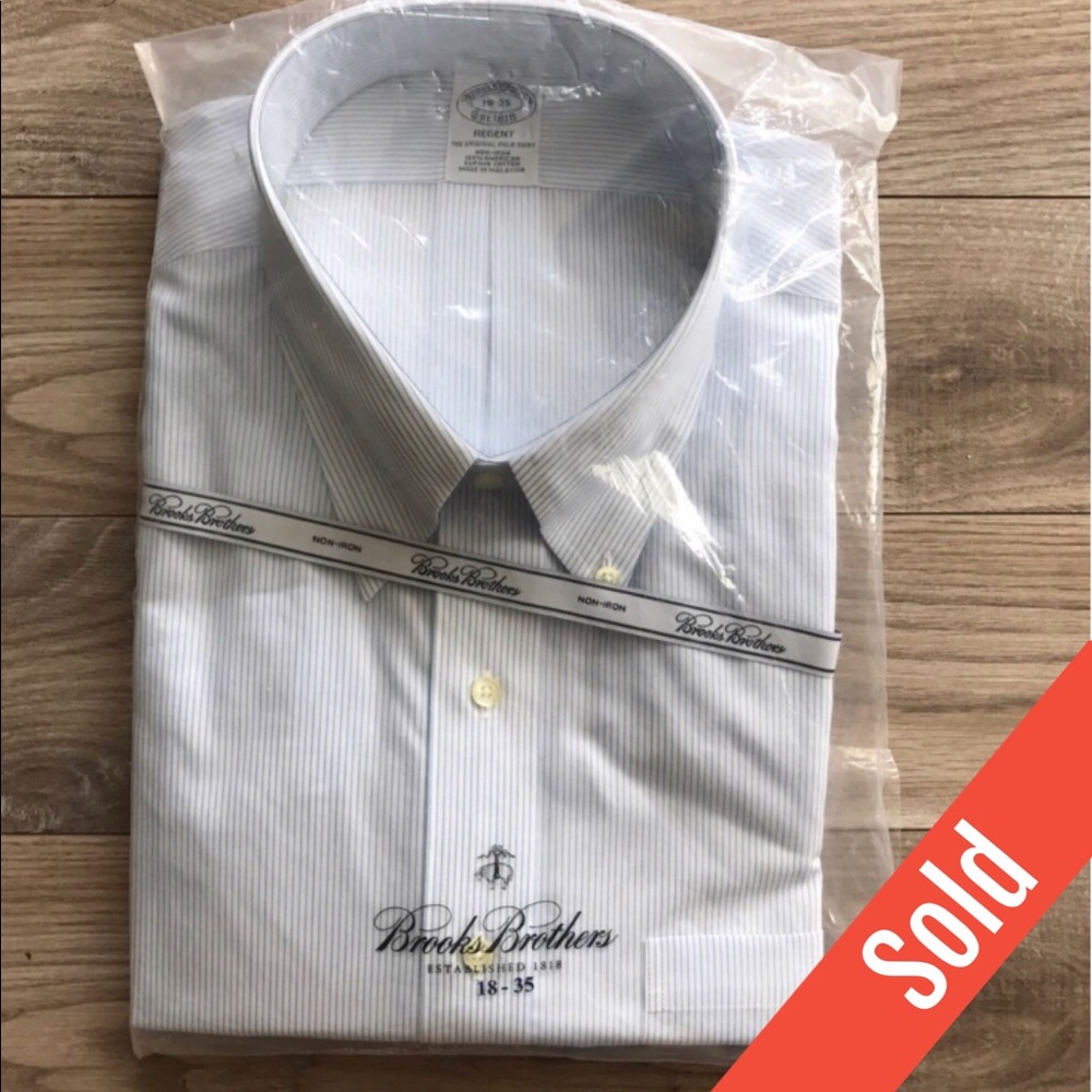 Brookes Brothers Non-Iron Men's Dress Shirt•Regent