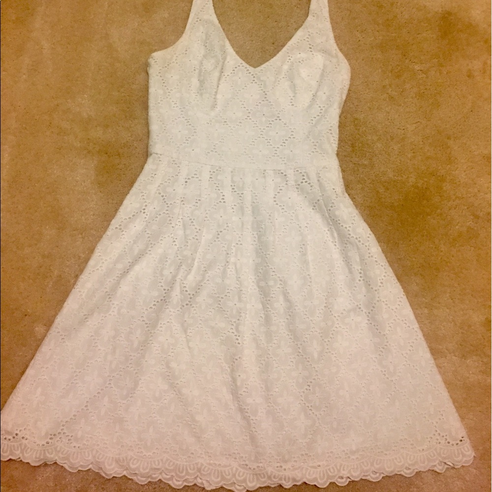 White halter Lilly Pulitzer dress