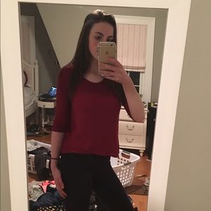 Hollister Red Blouse.