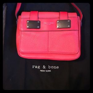 Rag & Bone "Mini Pilot" crossbody bag in Royal Red