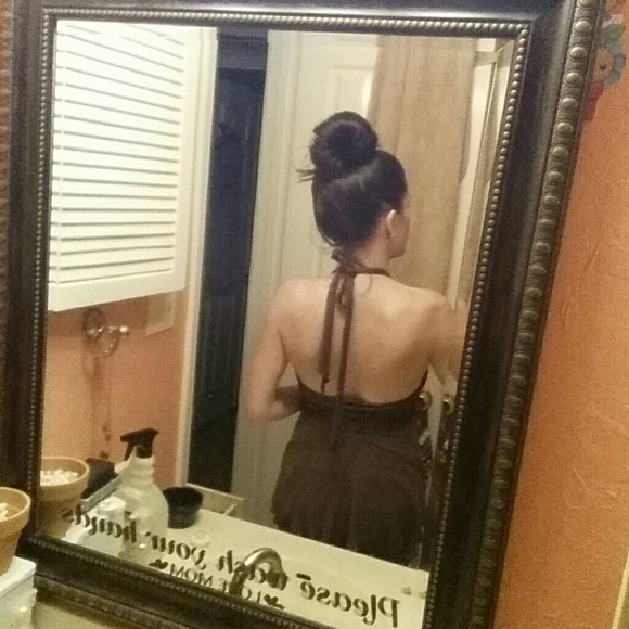 Sexy,sequined halter top - Picture 3 of 3