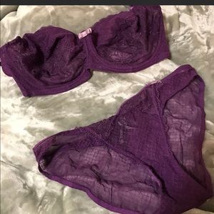 Adore me bra and panty set