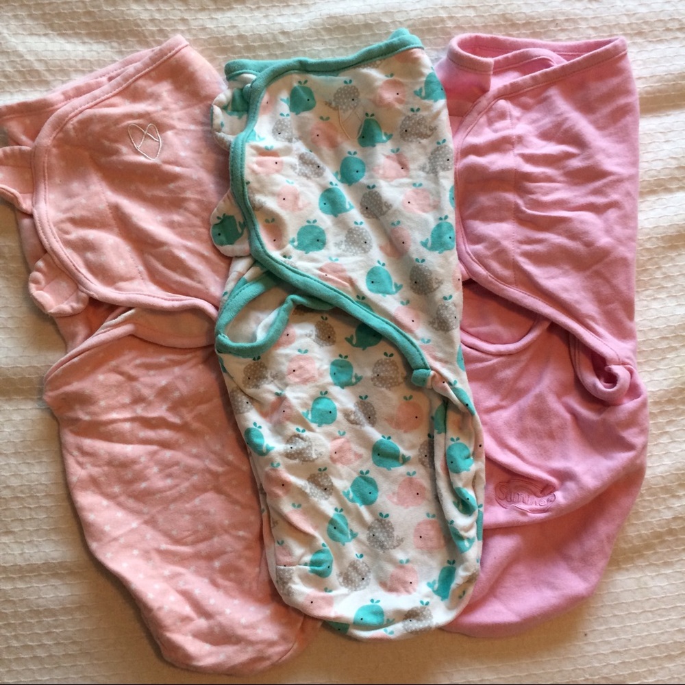 3 Summer Infant SwaddleMe blankets