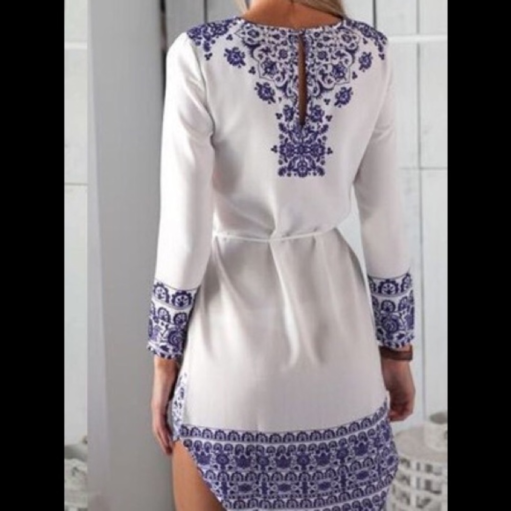 FLASH SALE- Royal Blue Bandage Dress - Picture 6 of 6