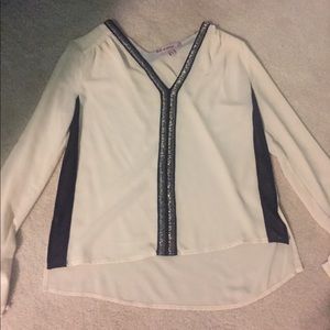 Cream blouse from Francesca's