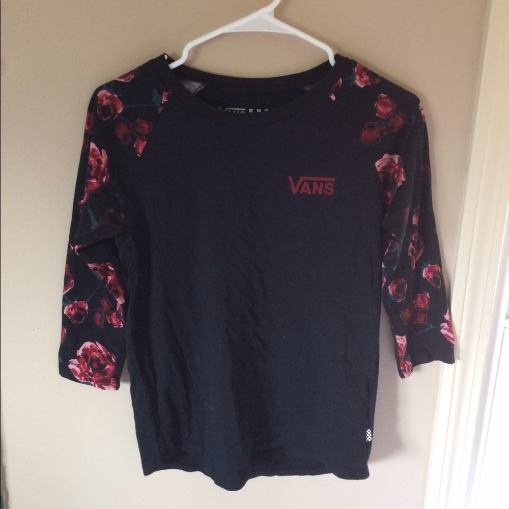 super cute vans baseball tee