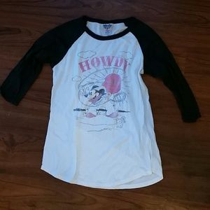 Junk Food Mickey Mouse Soft Baseball Tee