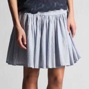 Blue and white striped skirt "elsa"
