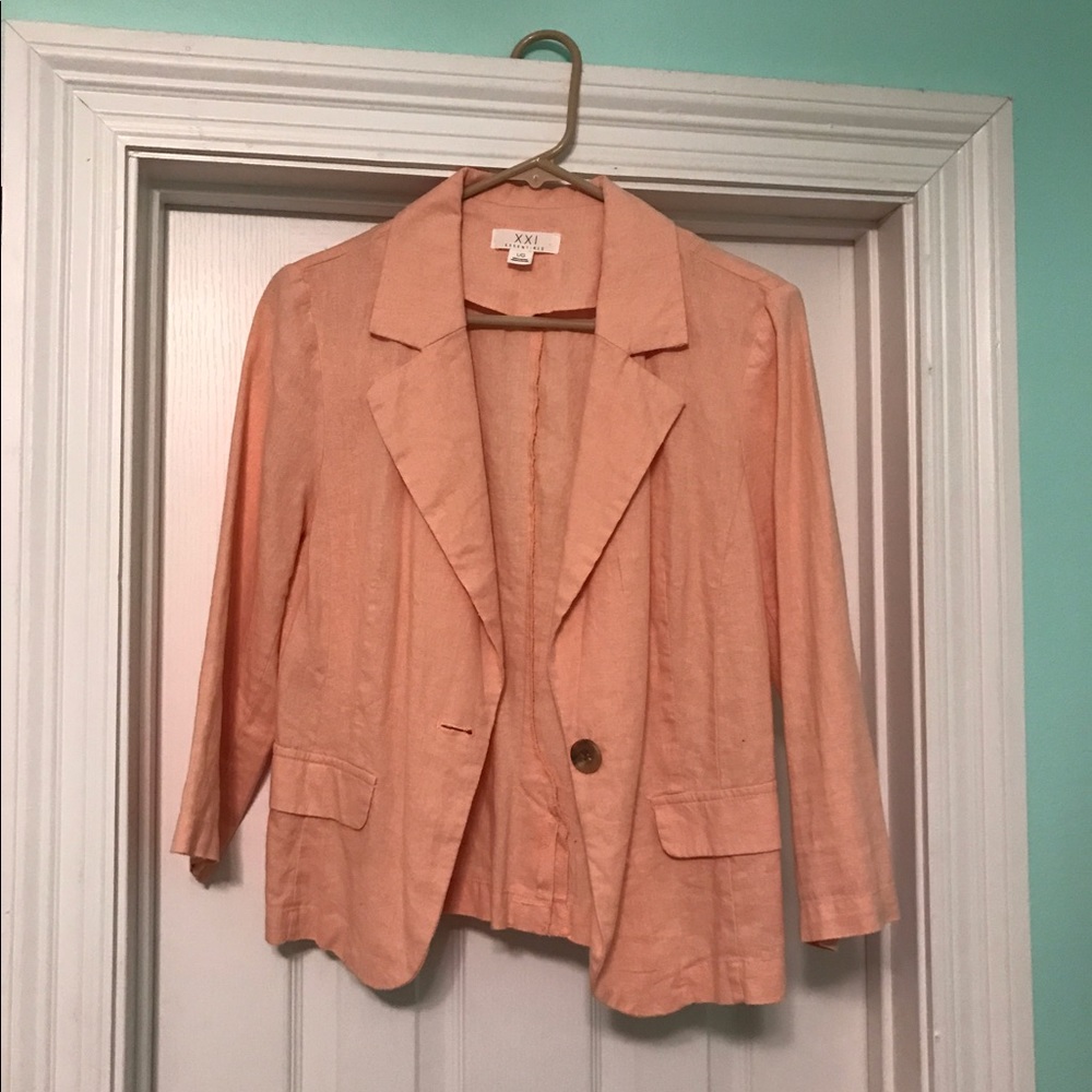 Linen Forever 21 Blazer