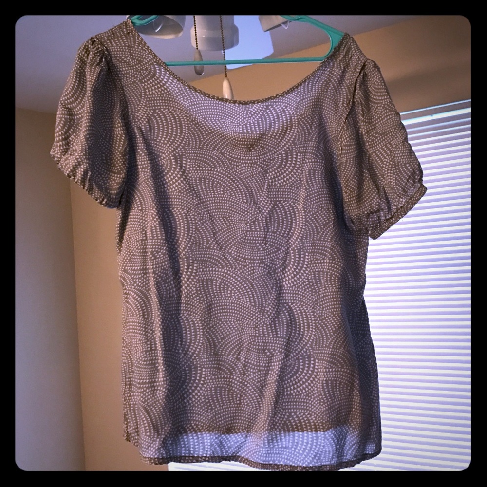 Gap silk top