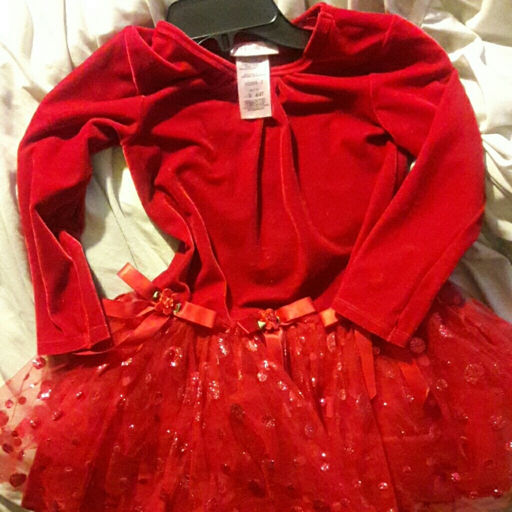 Red tutu dress