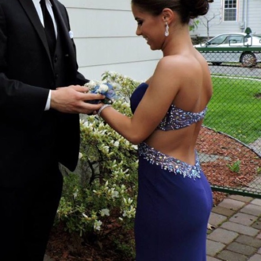 Long Cocktail or Prom Dress - Picture 2 of 6