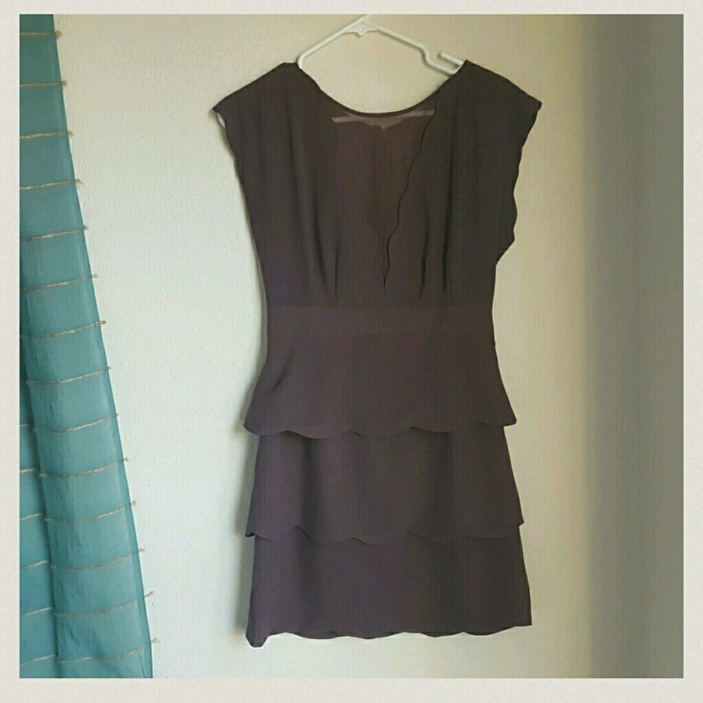 See-through V-neck Dress