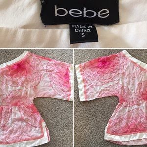 BEBE silk top