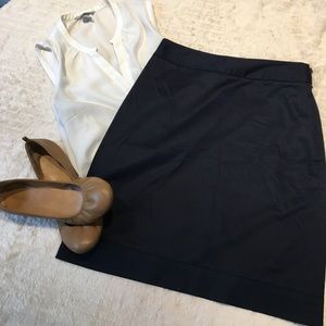 Brooks Brother Navy Skirt Sz 4