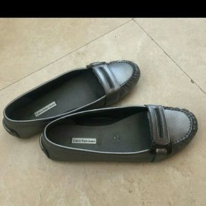 Silver Shoes by Calvin Klein Jeans