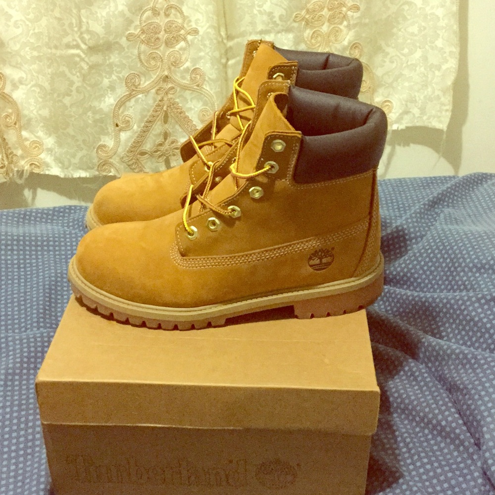 Timberland construction boots