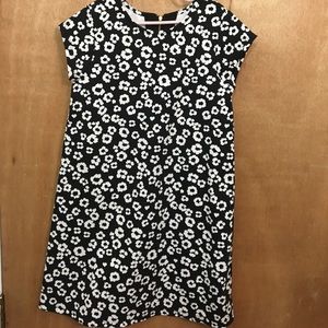 Girls Black and White Dress Size 8