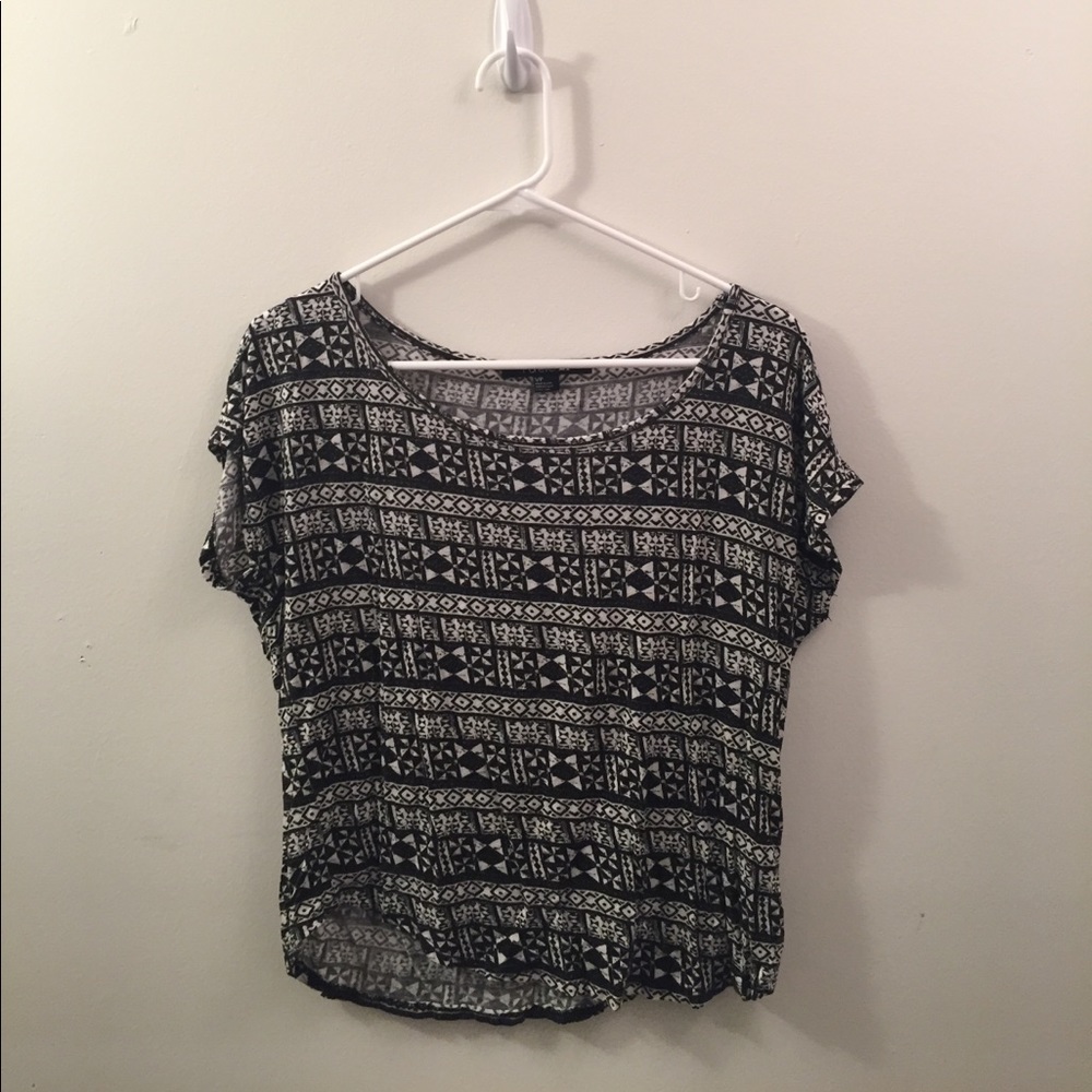 F21 patterned shirt