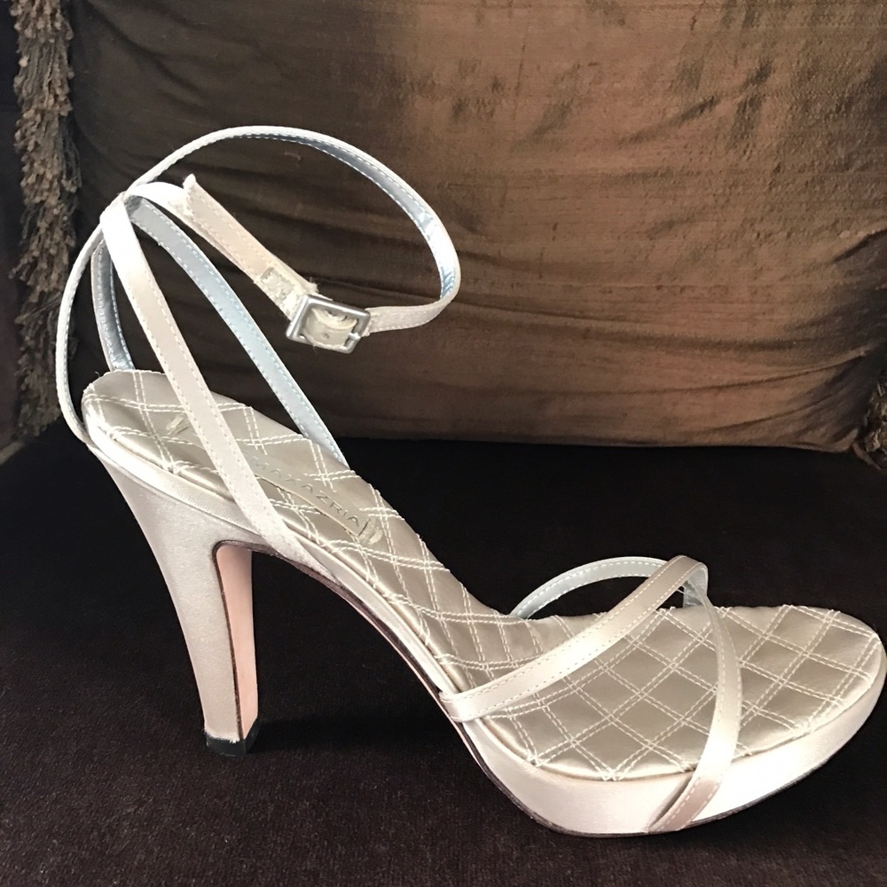 BCBG Champagne Heels