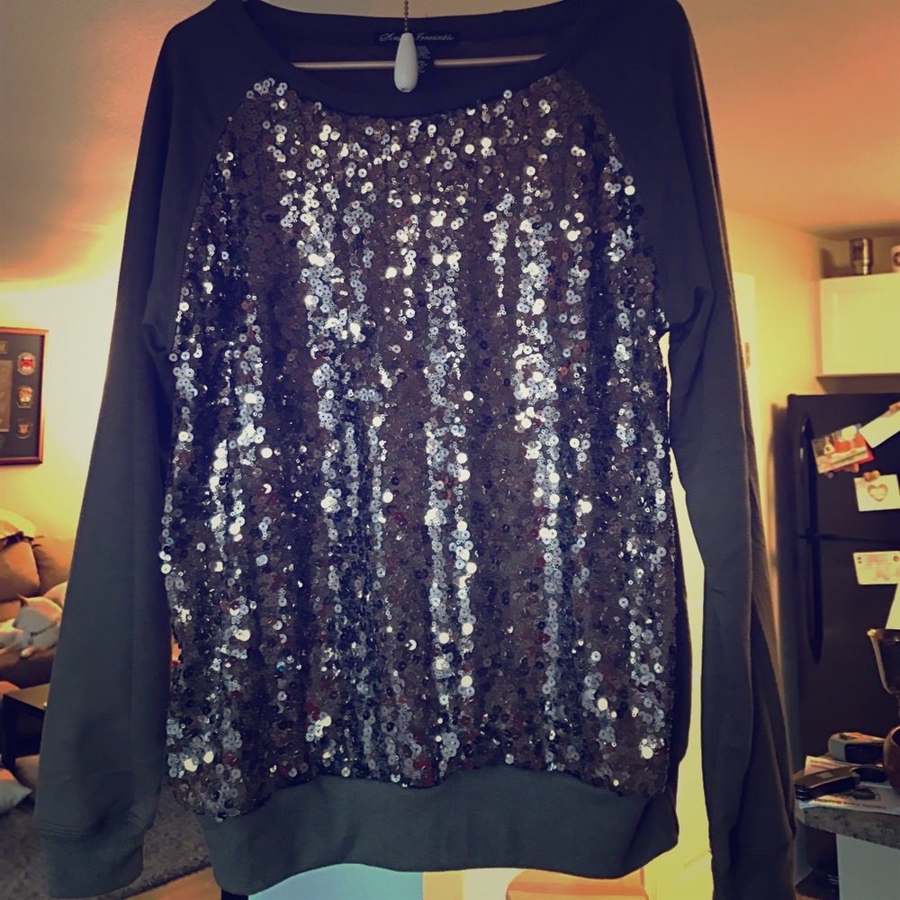 Simply Irresistible sequin sweatshirt