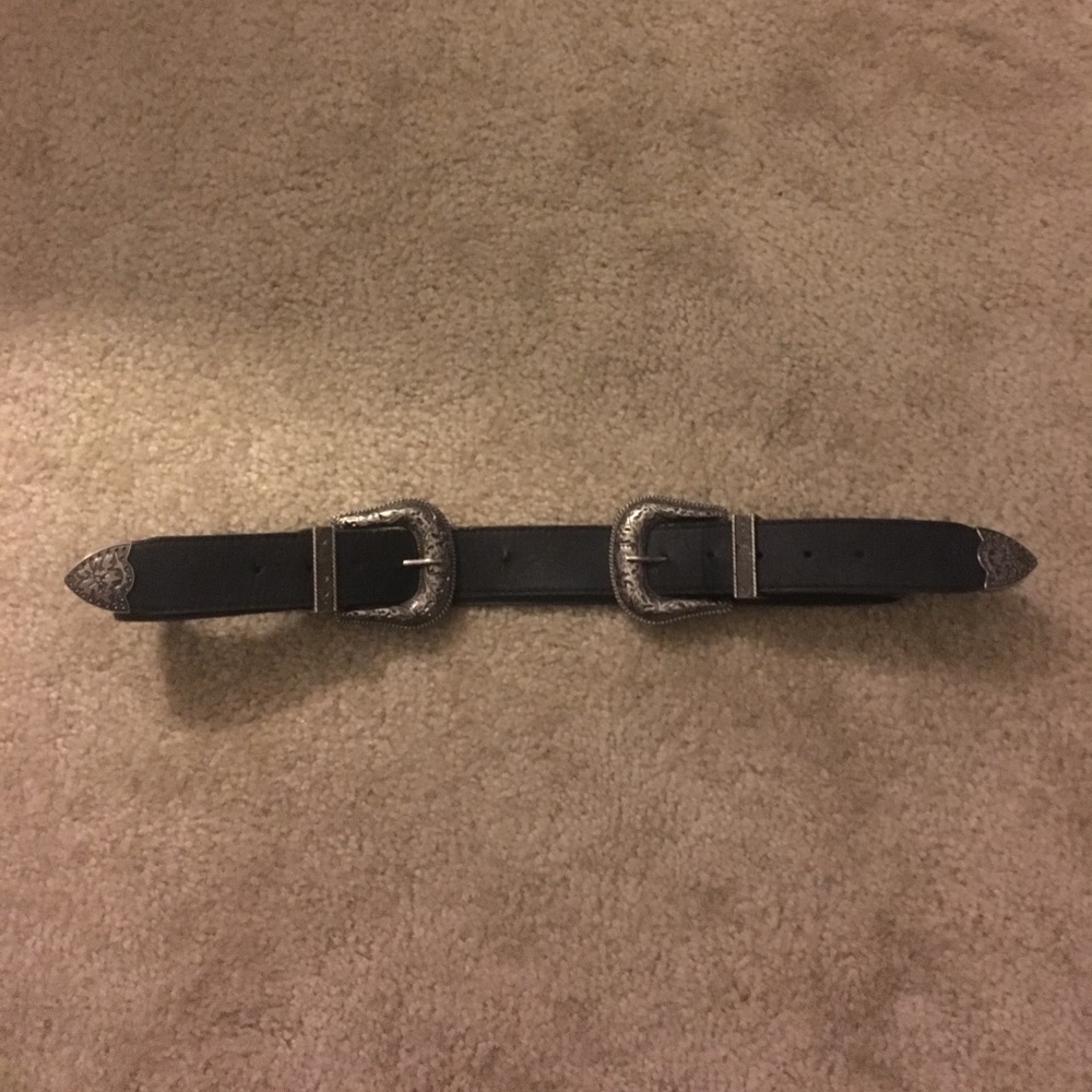 Double buckle belt