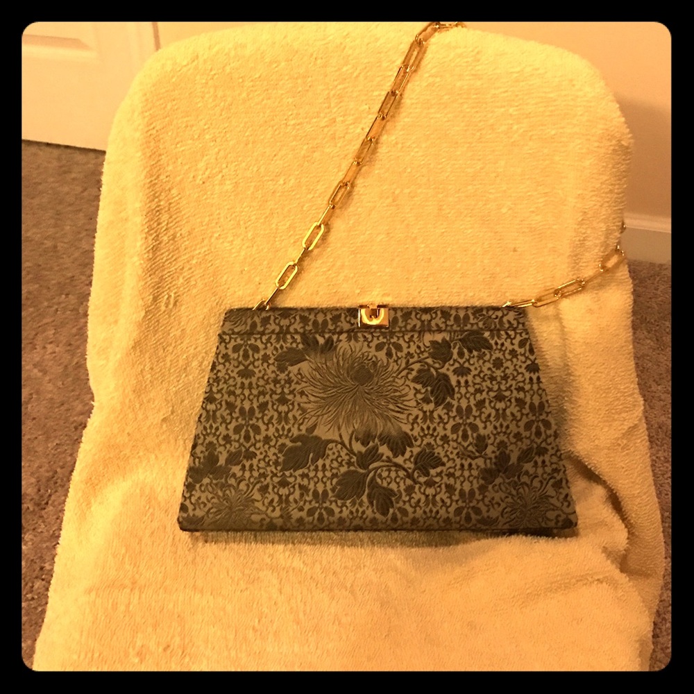 Vintage clutch chain purse.