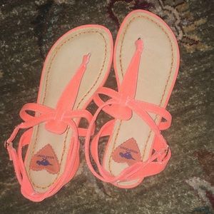 neon rocketdog sandals