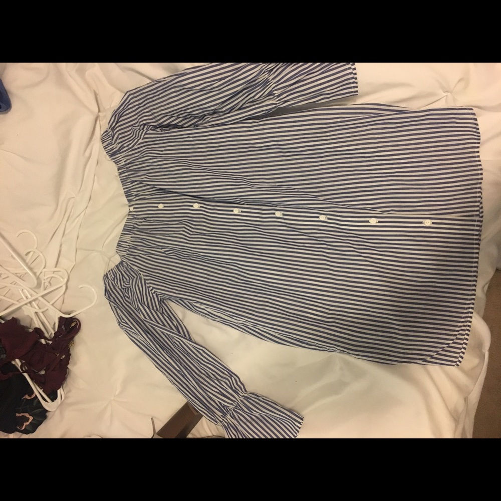 NWT!! Striped hip slit dress!