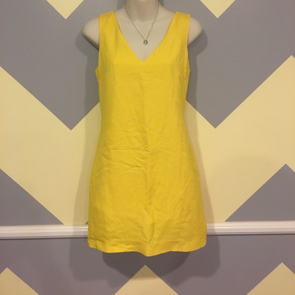 Summer Shift Dress w/ Cute Back - Banana Republic