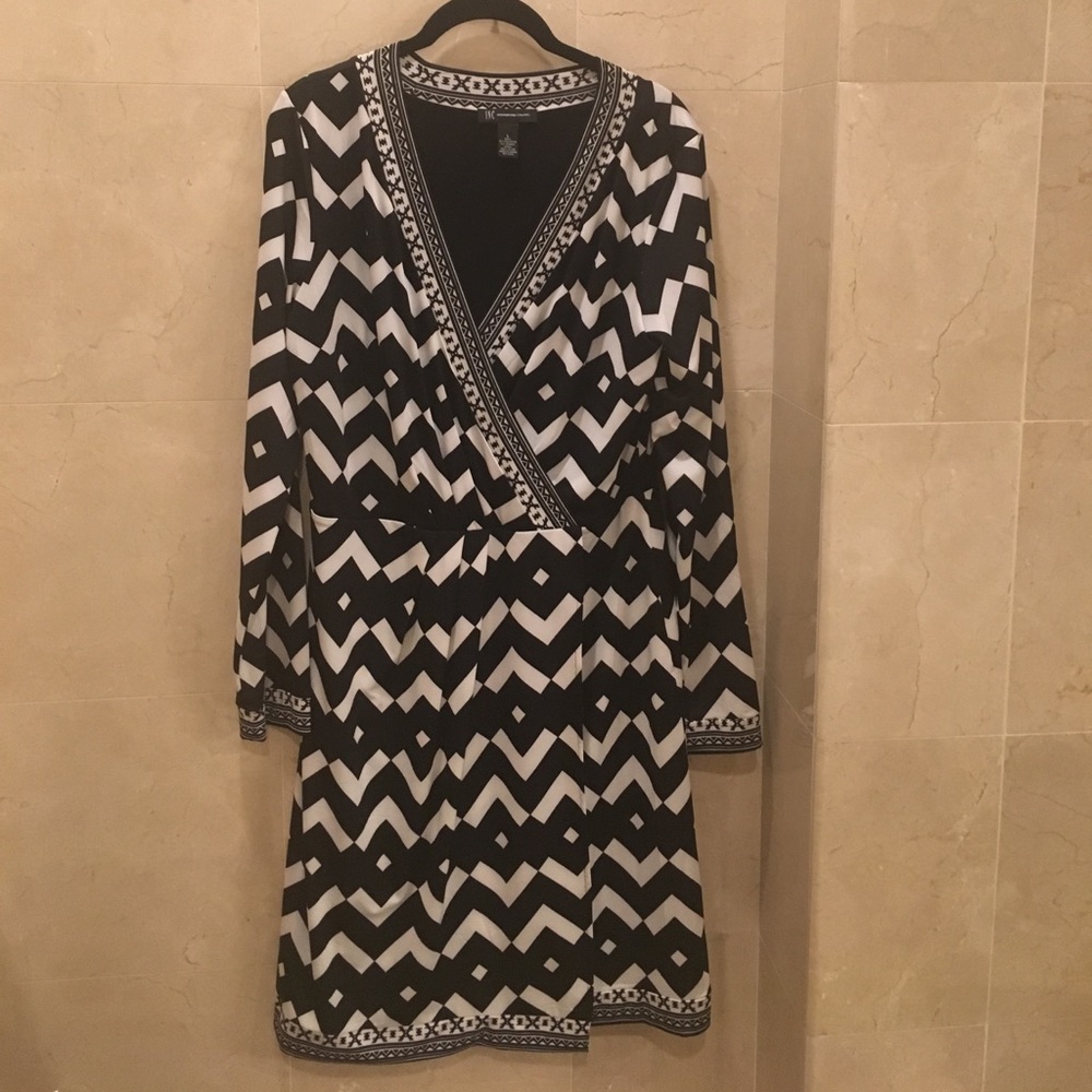 Black and white dress