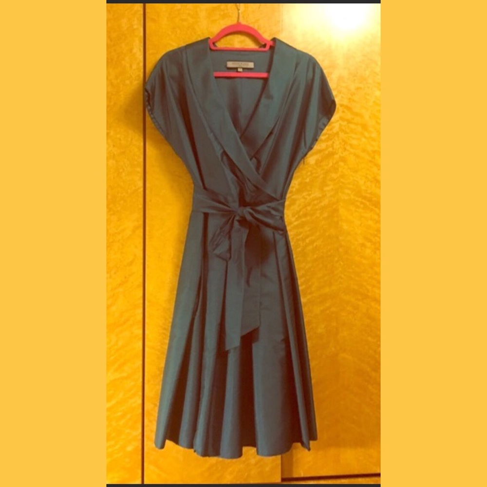 Anne Klein Silk Dress Teal