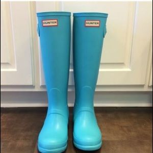 Turquoise HUNTER BOOTS