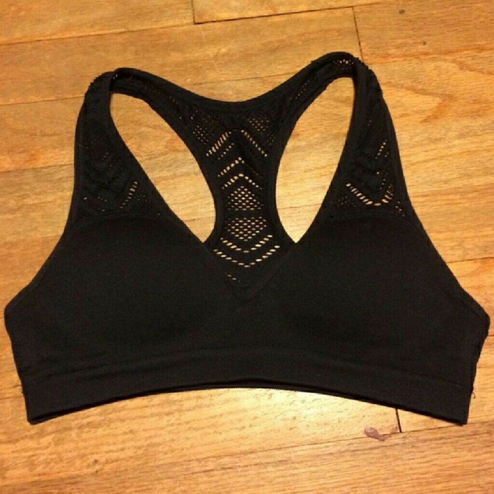 Awesome Black Push-up Sports Bra