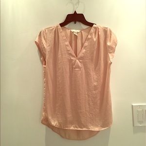 Blush short sleeved top