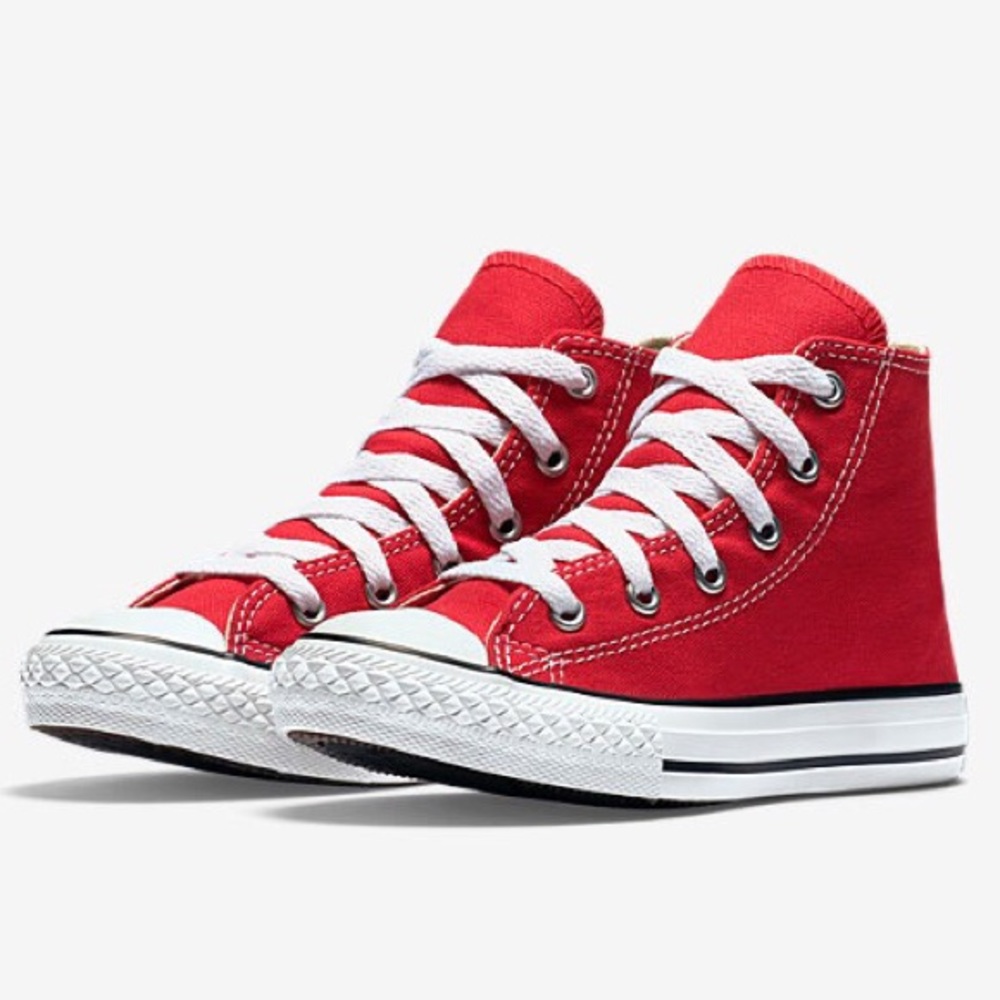 CONVERSE CHUCK TAYLORS WOMENS RED - Picture 6 of 8