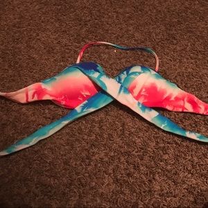 Red white and blue Victoria's Secret bikini top