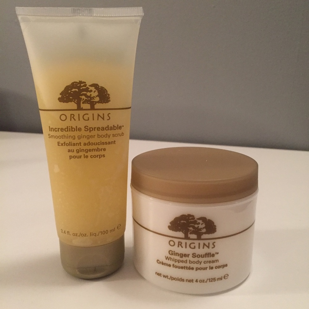 🌱Origins Ginger Body Scrub & Body Cream🌱