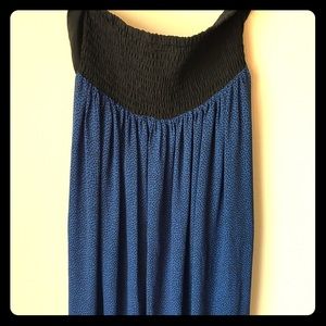 Blue & Black Polka Dot Torrid Dress