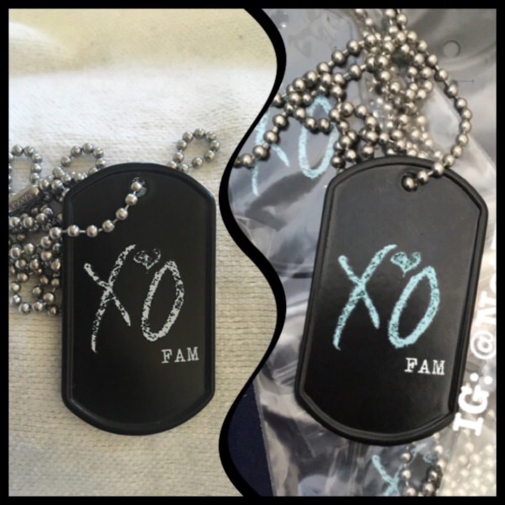 The Weeknd XOTWOD Chains Dog Tags