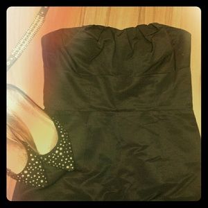 The Limited LBD strapless pencil black dress, 4