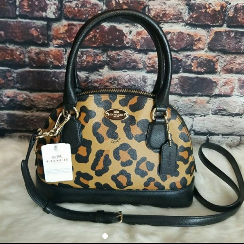 NWT COACH MINI CORA DOMED SATCHEL