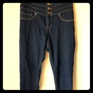 High waisted Dark Wash Jeggings