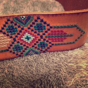 Embroidered belt