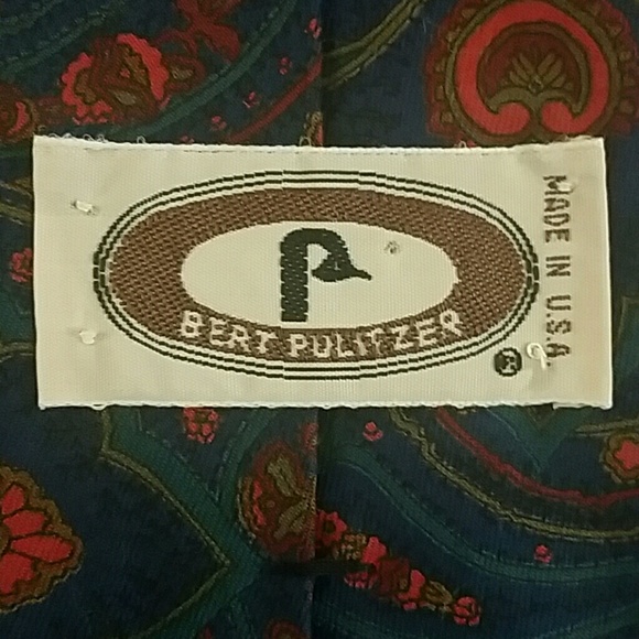 HP!!! Vintage Bert Pulitzer tie - Picture 4 of 4
