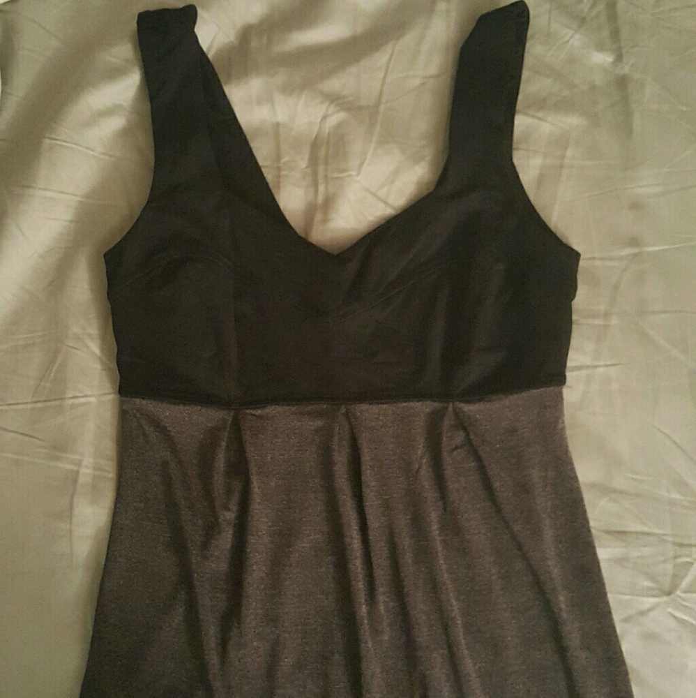 Lululemon Tame Me Tank in Black and Gray