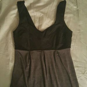 Lululemon Tame Me Tank in Black and Gray