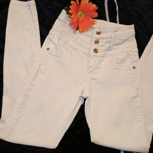 Khaki High Wasted Jeans