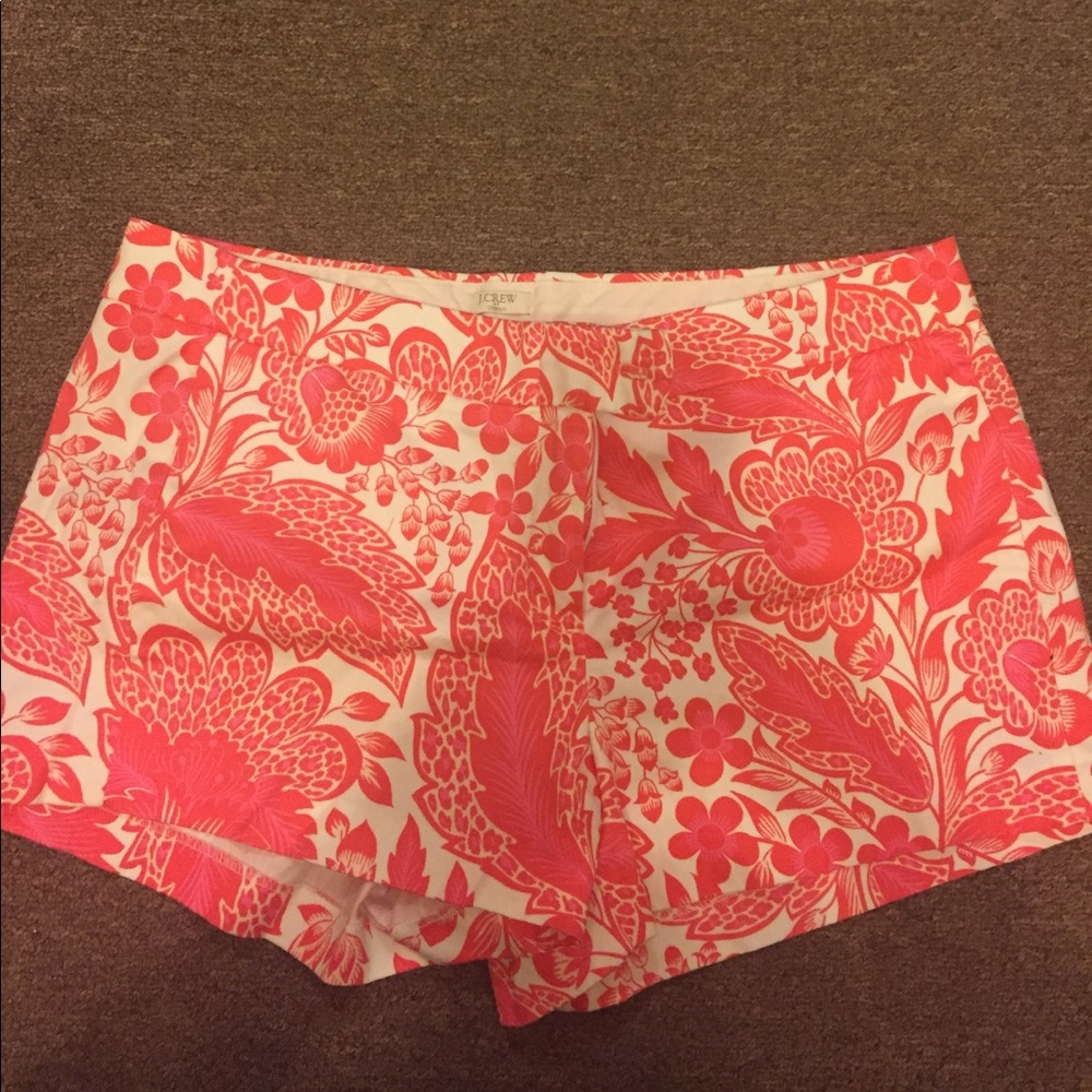 Pink and White J.Crew Chino shorts! NWOT